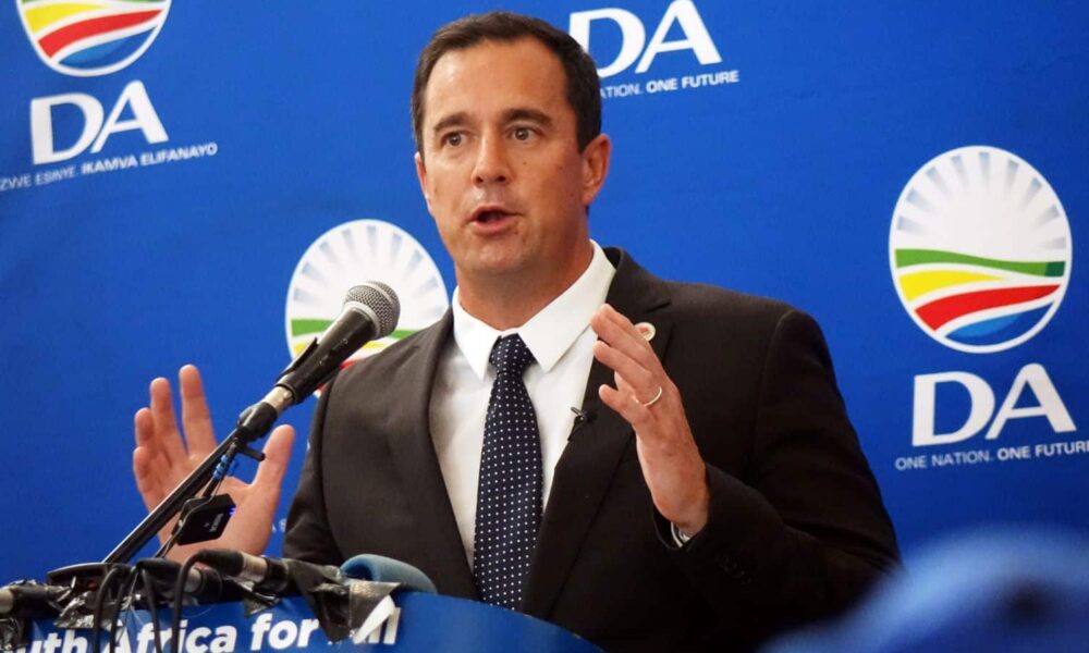 DA leader John Steenhuisen