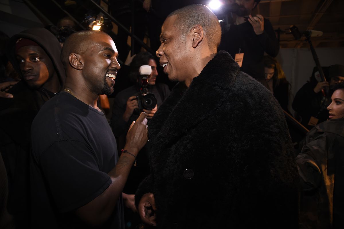 Kanye West in collaboration with Jay-Z